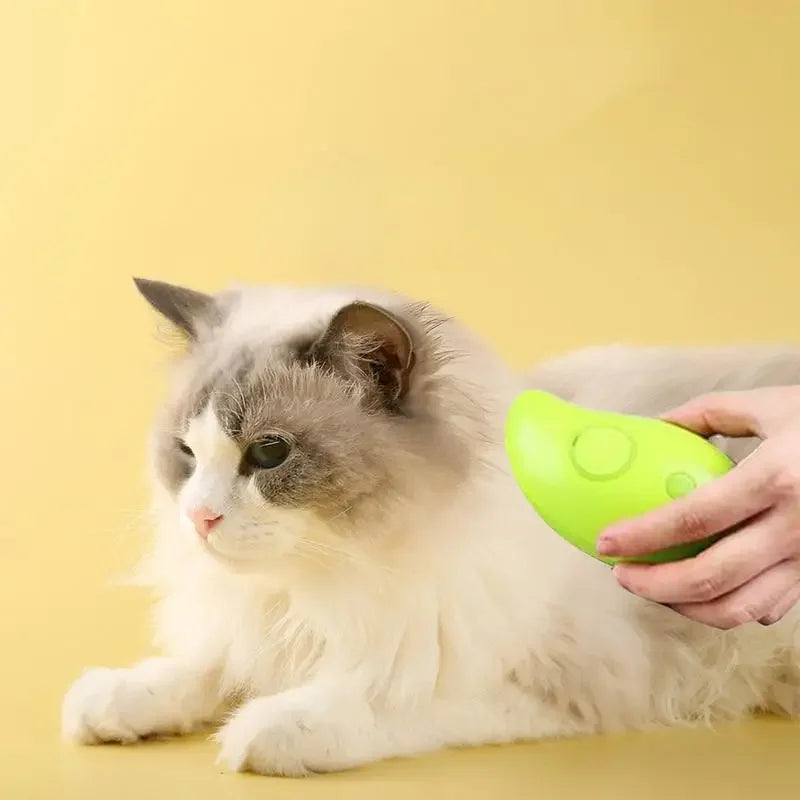 Escova elétrica para gatos, massagem de animais de estimação